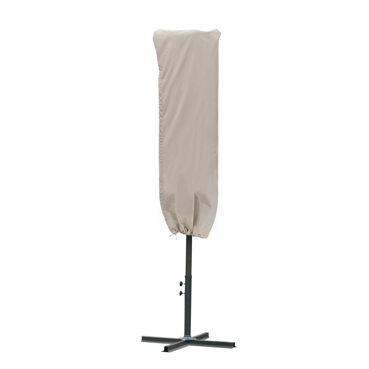 Parasol Protective Cover, Weatherproof, Windproof, Rope Closure, Easy To Clean, Outdoor For Cantilever Umbrella, Diameter 63 X 164 Cm, Khaki