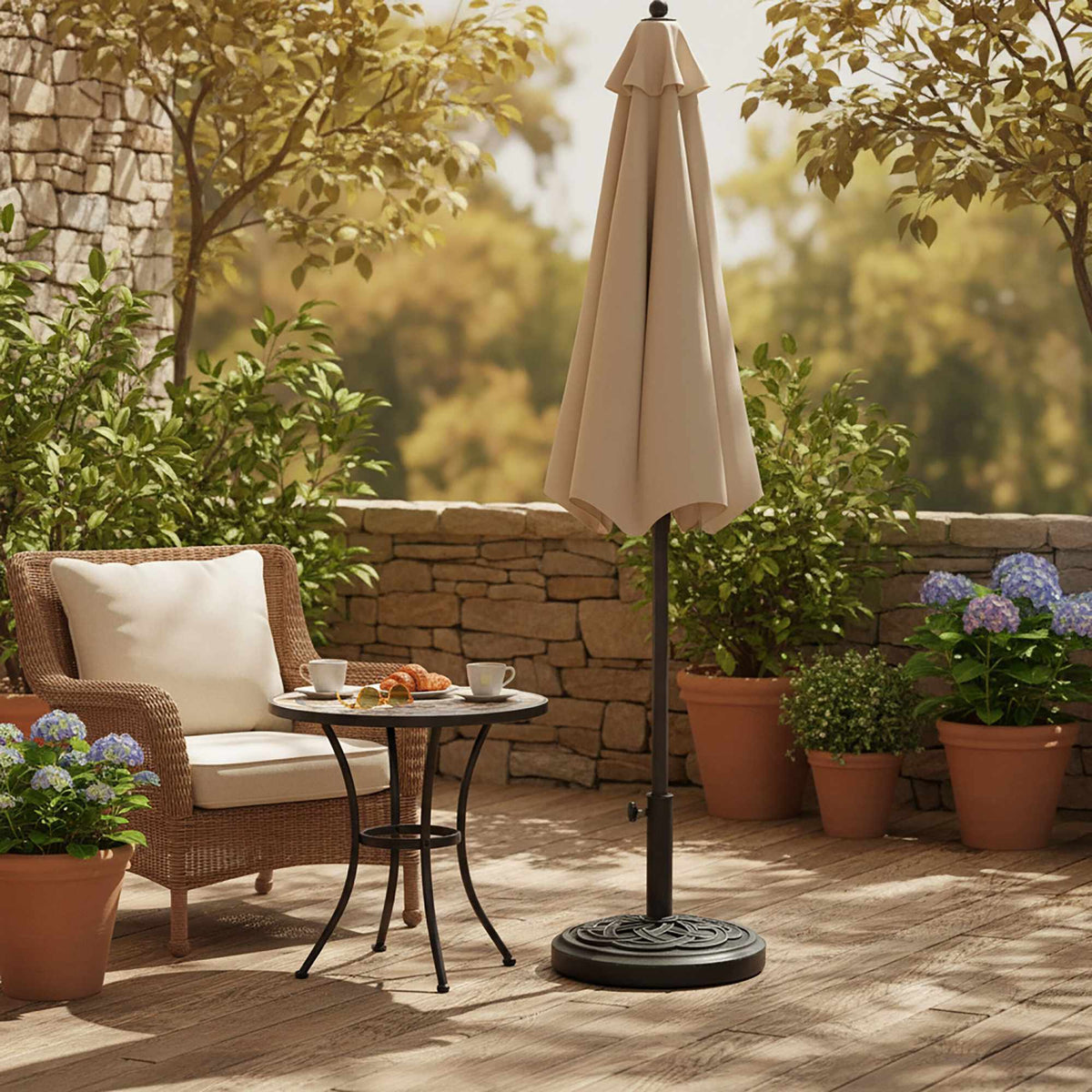 Parasol Stand 12kg – Fits Multiple Pole Sizes