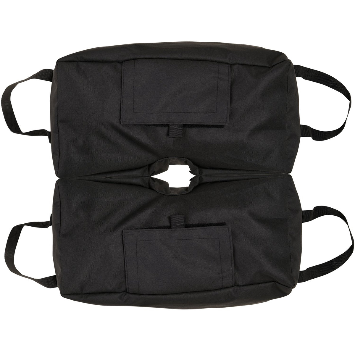 Parasol Stand Sandbag Market Umbrella Stand, 2X Fillable Bags 50Kg, With Shovel, Black