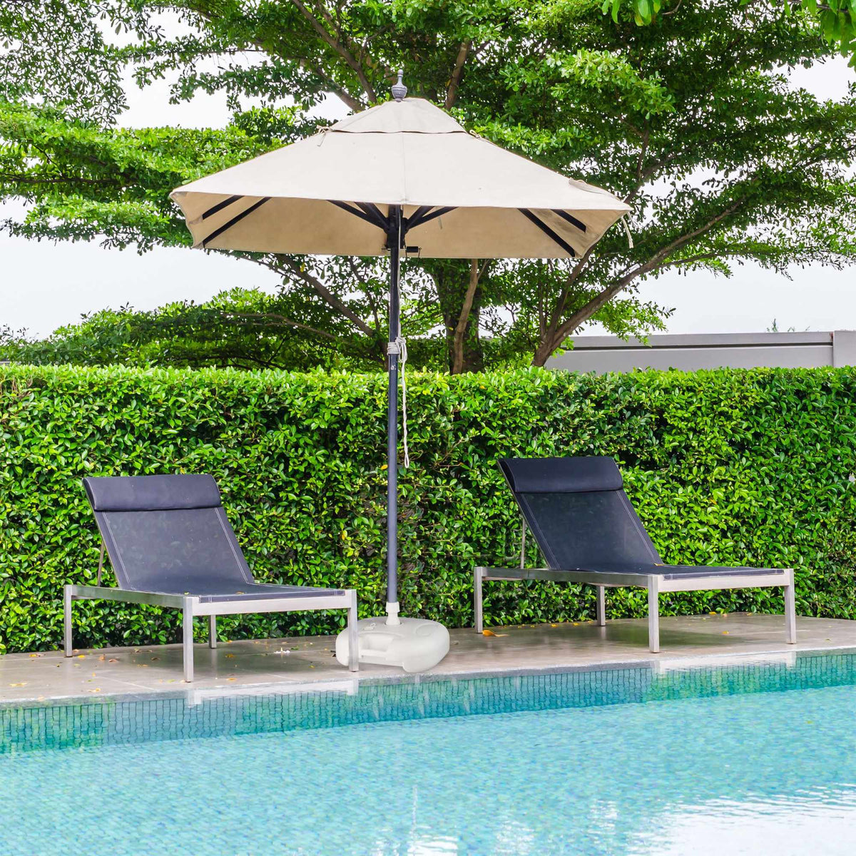 Parasol foot plastic