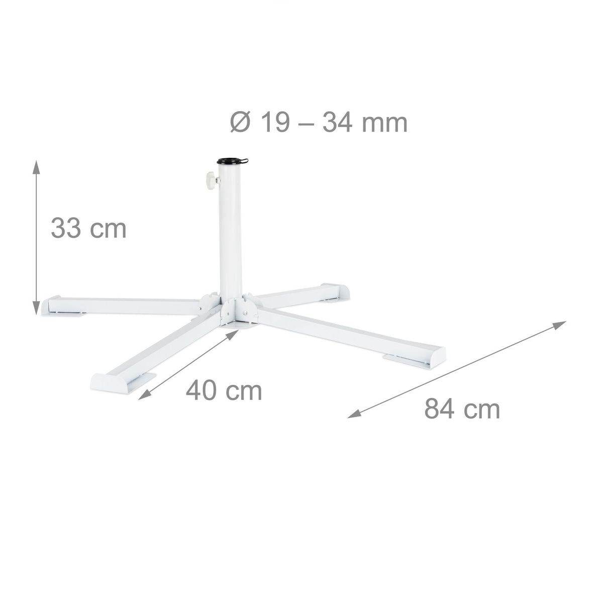 Parasol for plates white