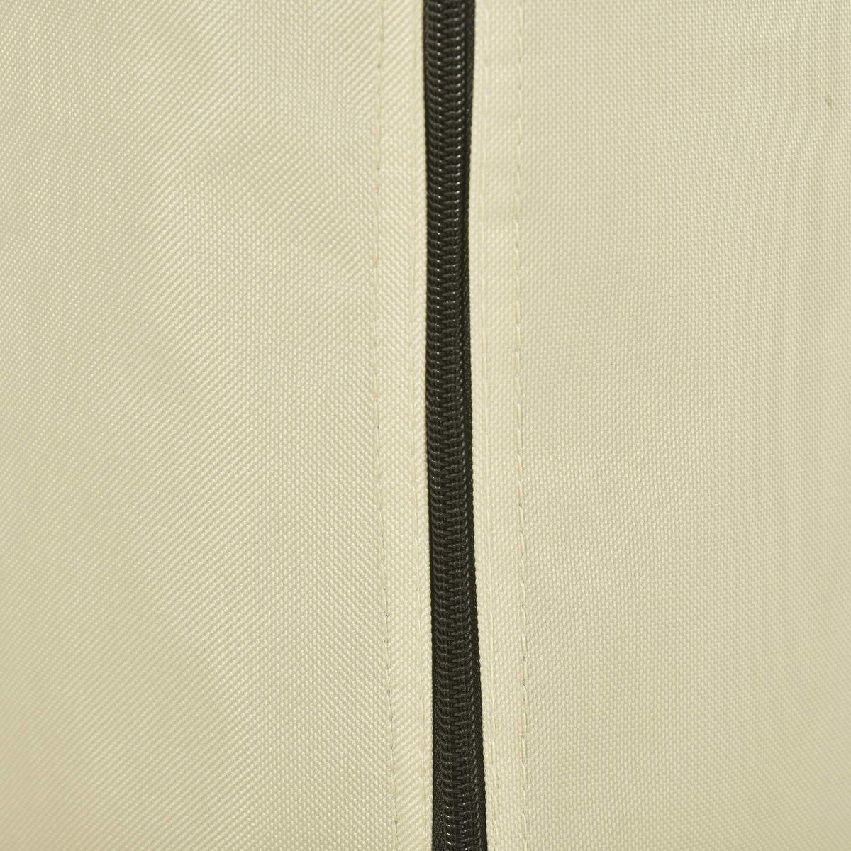 Parasol protective cover up to Ø300cm cover with zipper, Oxford fabric, beige + coffee, Ø30x190cm