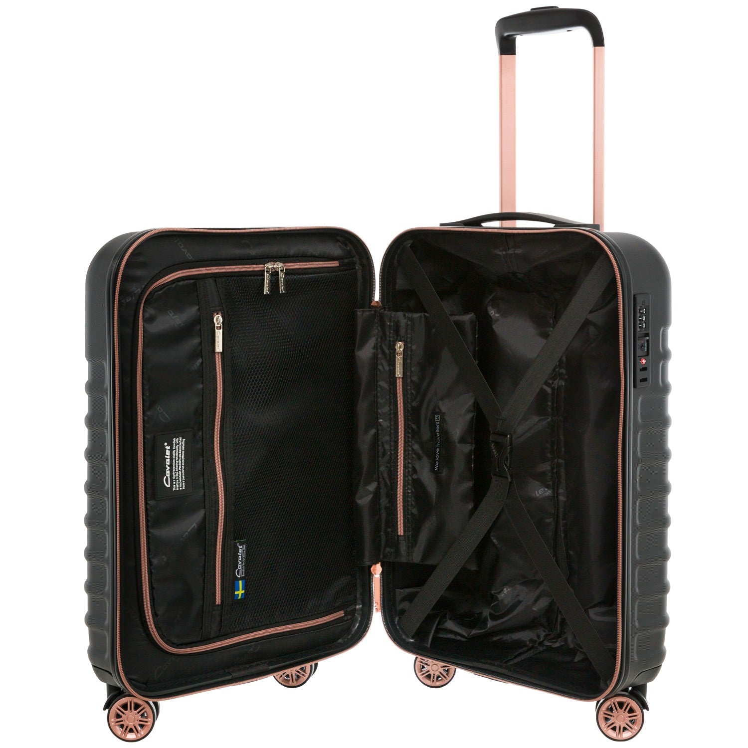 Pasadena Cabin Black/Rose Gold