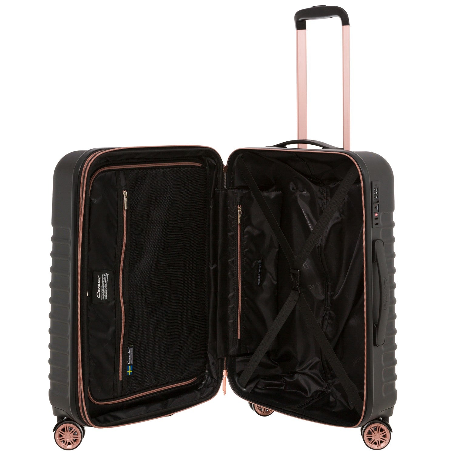 Pasadena Medium Black/Rose Gold