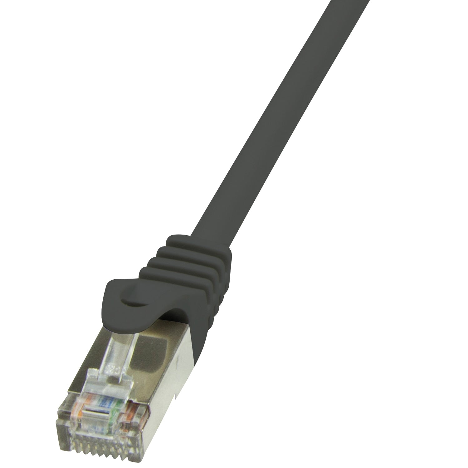 Patch cable Cat5e F/UTP Ecoline 1m Black