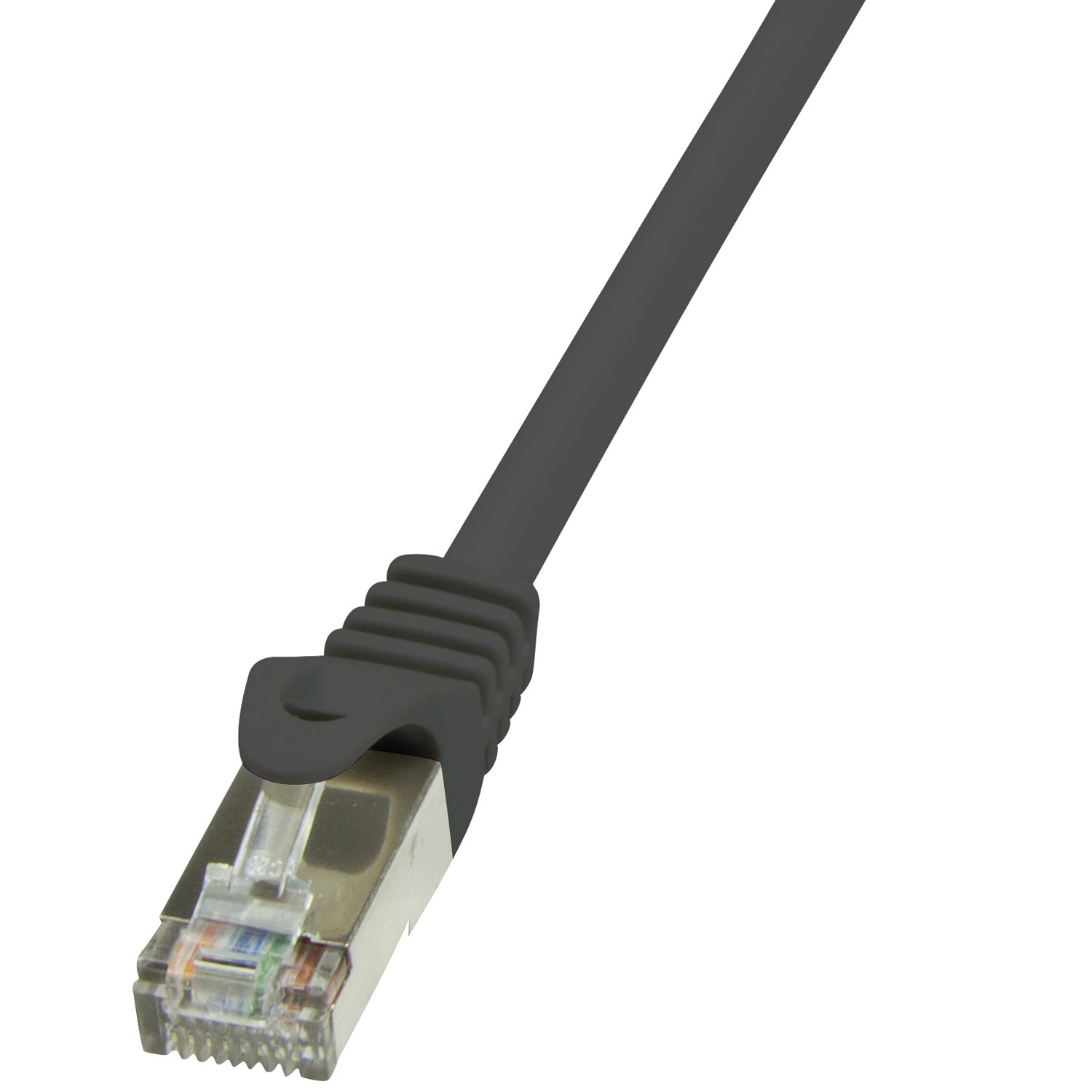 Patch cable Cat6 F/UTP Ecoline 1m Black