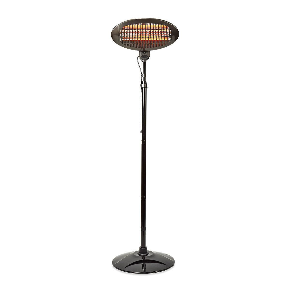 Patio Heater | 2000 W | 3 Heat settings | Protection against falling | IP34 | Black