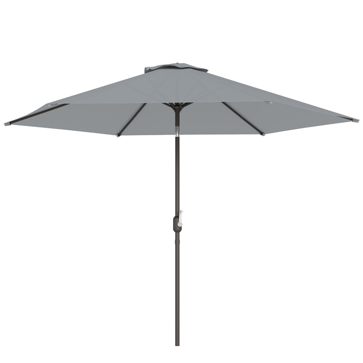 Patio Umbrella 2.95m with Tilt, UPF30+ Polyester