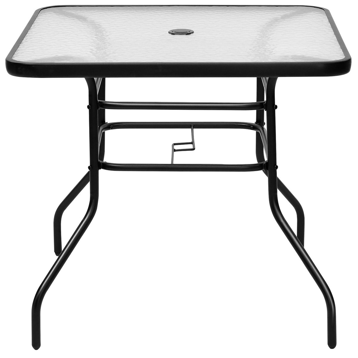 Patio table Rectangular coffee table with table top Bistro table Garden table Glass table Black