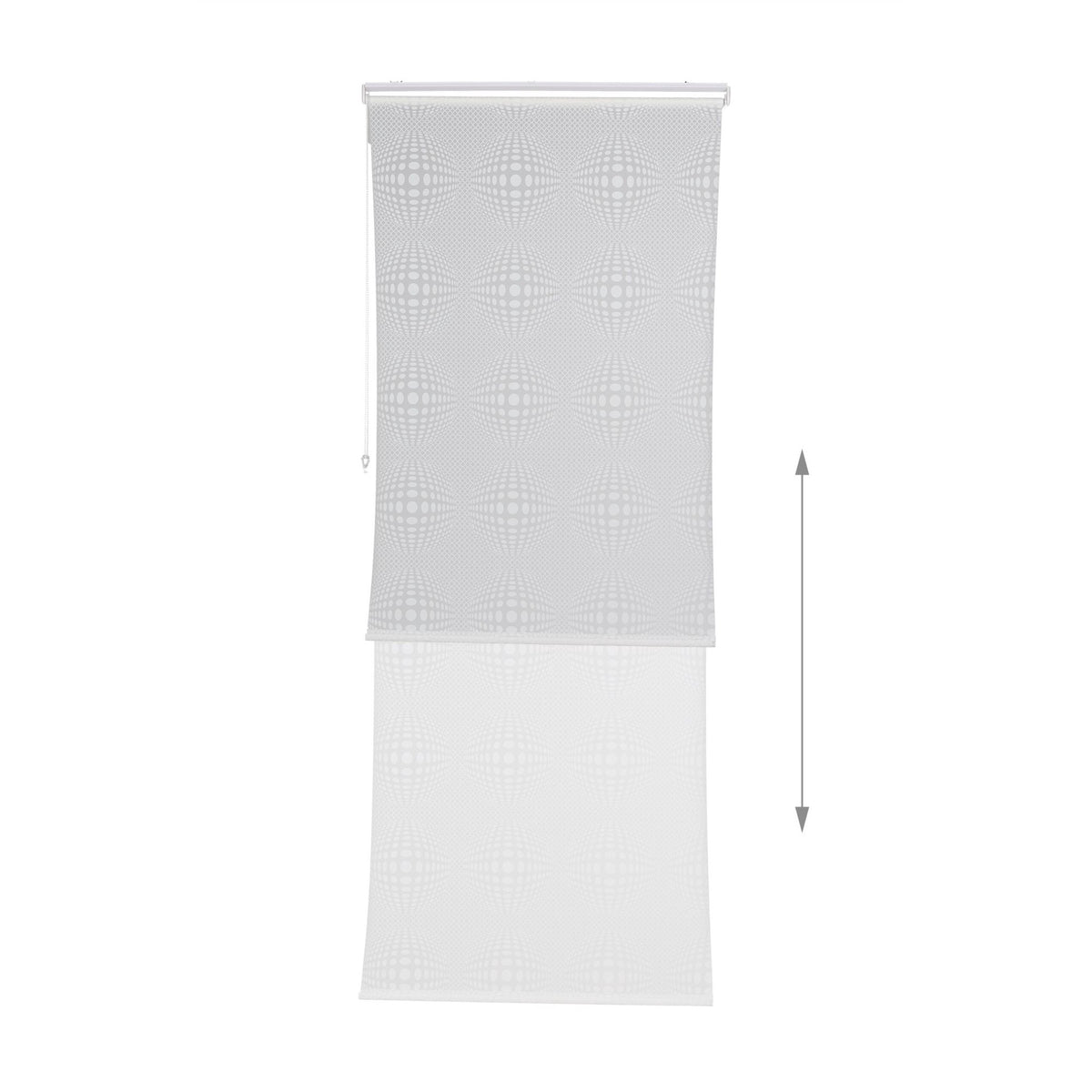 Patterned shower curtain
