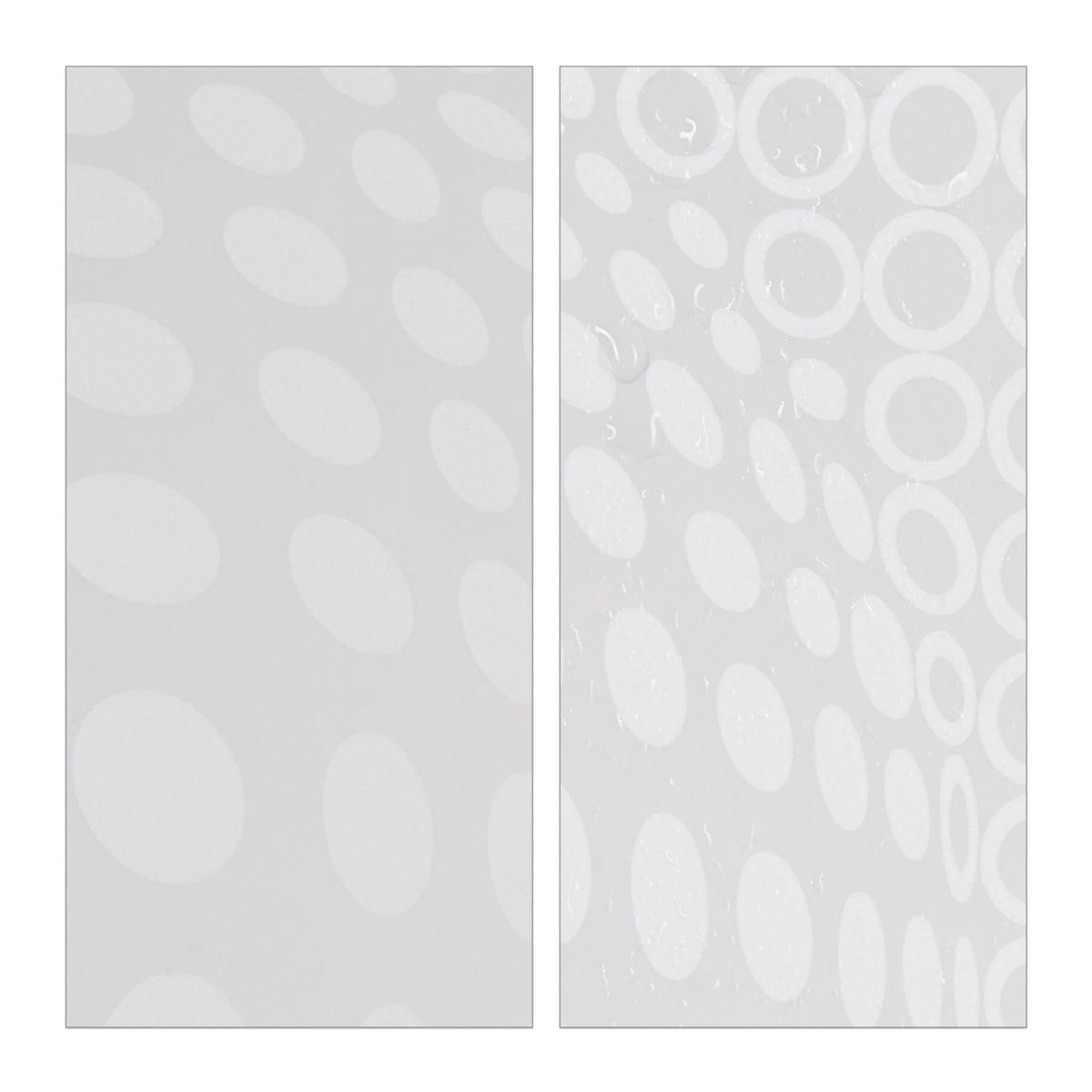 Patterned shower curtain