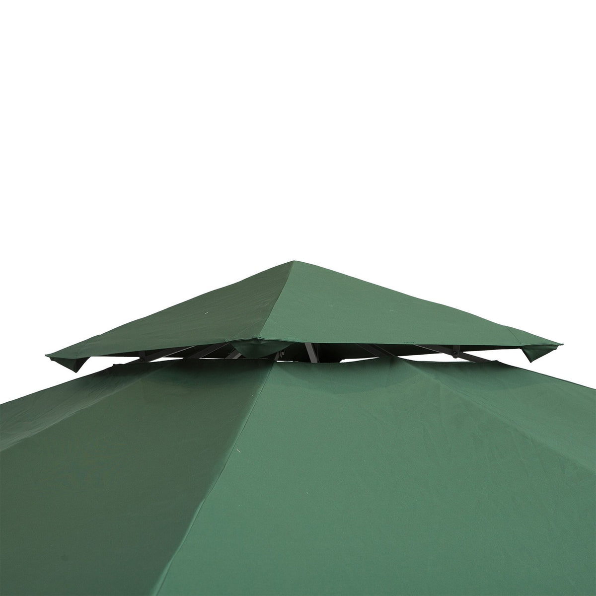 Pavilion Roof Replacement Polyester 3X3M Charcoal Gray Water-Repellent For Metal & Garden Gazebo