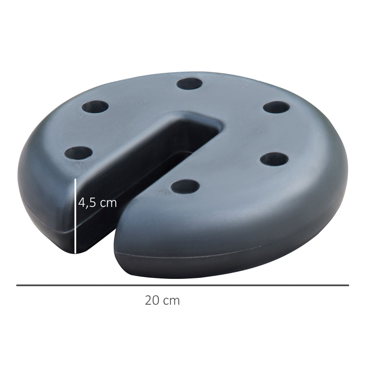 Pavilion Weights Set Of 4 Tent Weights For Base, 2.2 Kg, Secure Hold For Party Tents & Pavilions