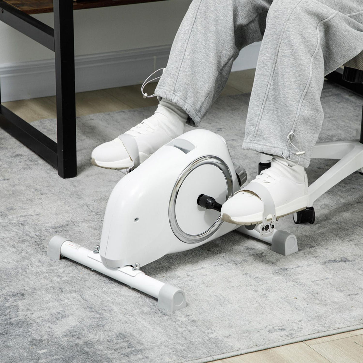 Pedal trainer mini exercise bike for seniors with 8 adjustable magnetic resistance & LCD display arm and leg trainer fitness bike for home training device
