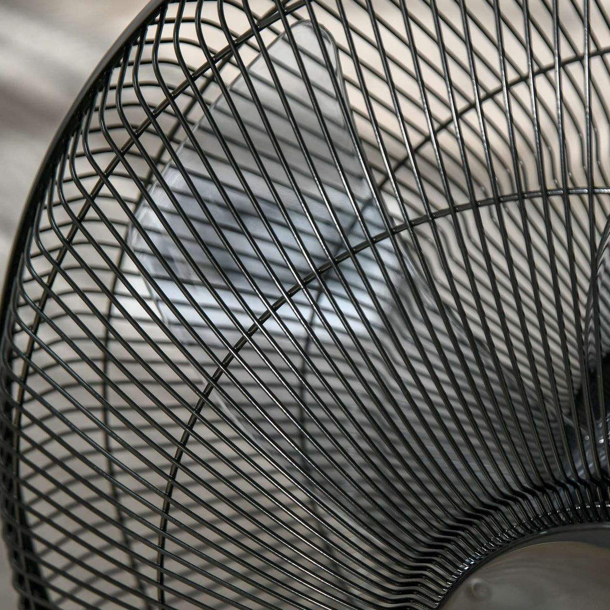Pedestal Fan With Remote Control, Height Adjustable, 3 Speed Levels, Metal, Adjustable Tilt Angle