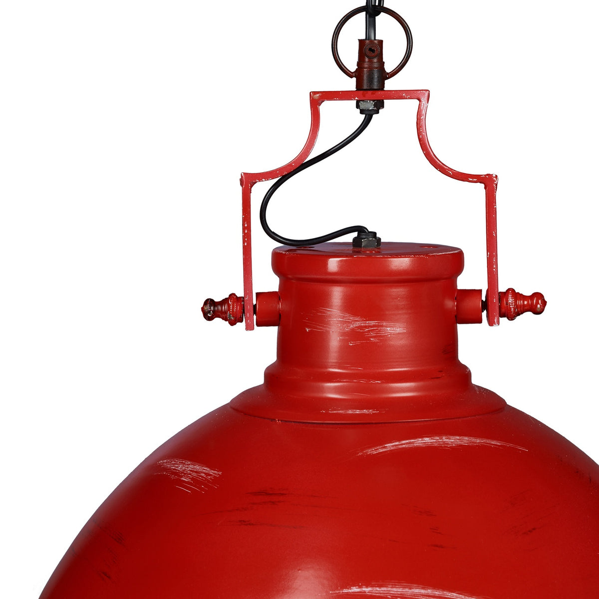 Pendant lamp industrial style red