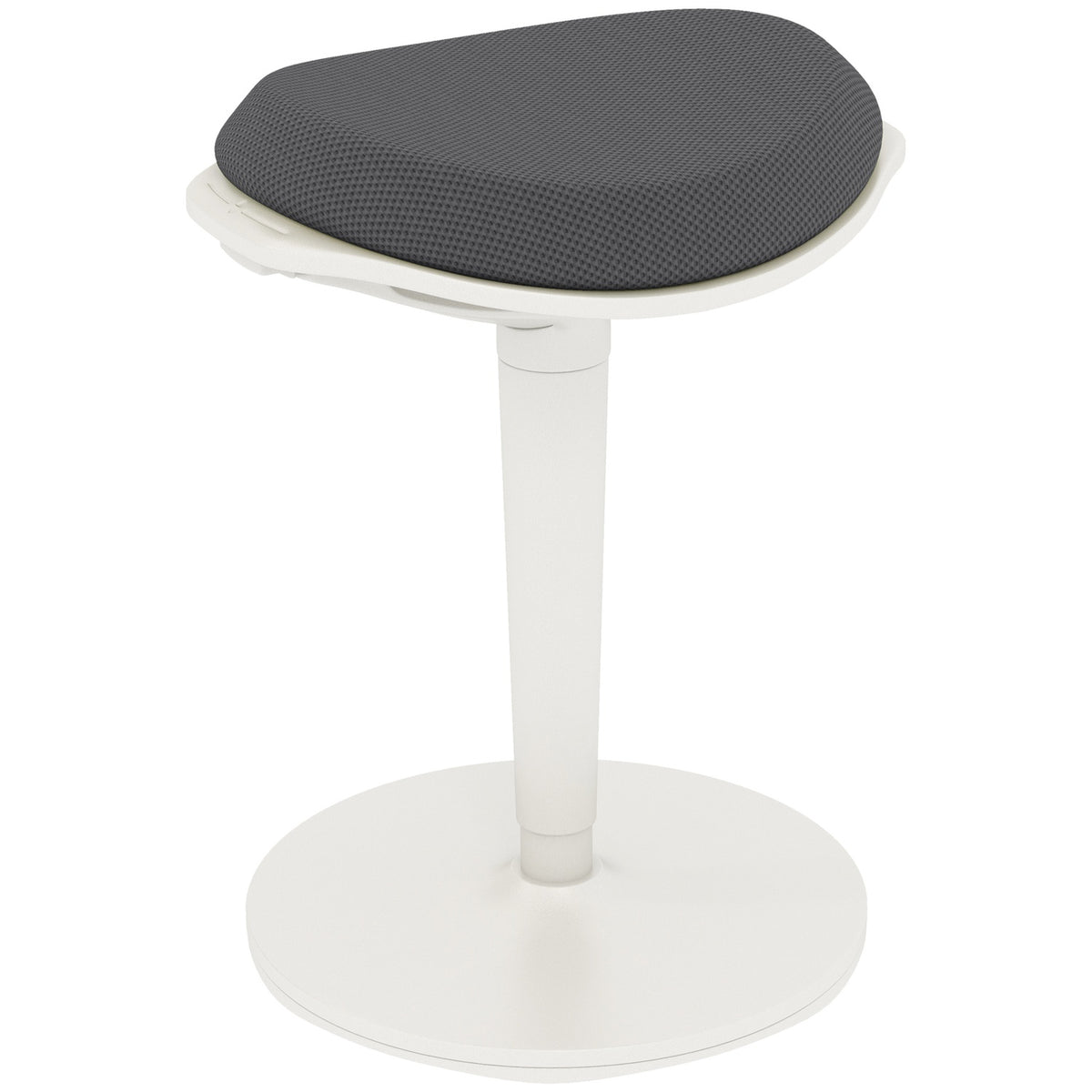 Pendulum Stool, Ergonomic Office Stool, Height Adjustable Work Stool, Swivel Chair for Office, Mesh, Grey