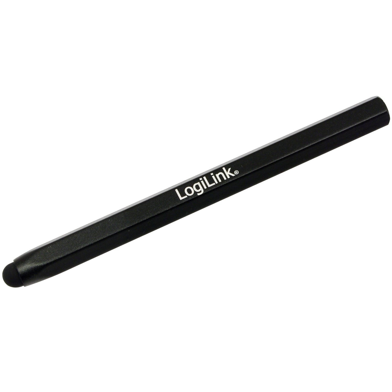 Pen for touchscreen. Made of aluminium. Black