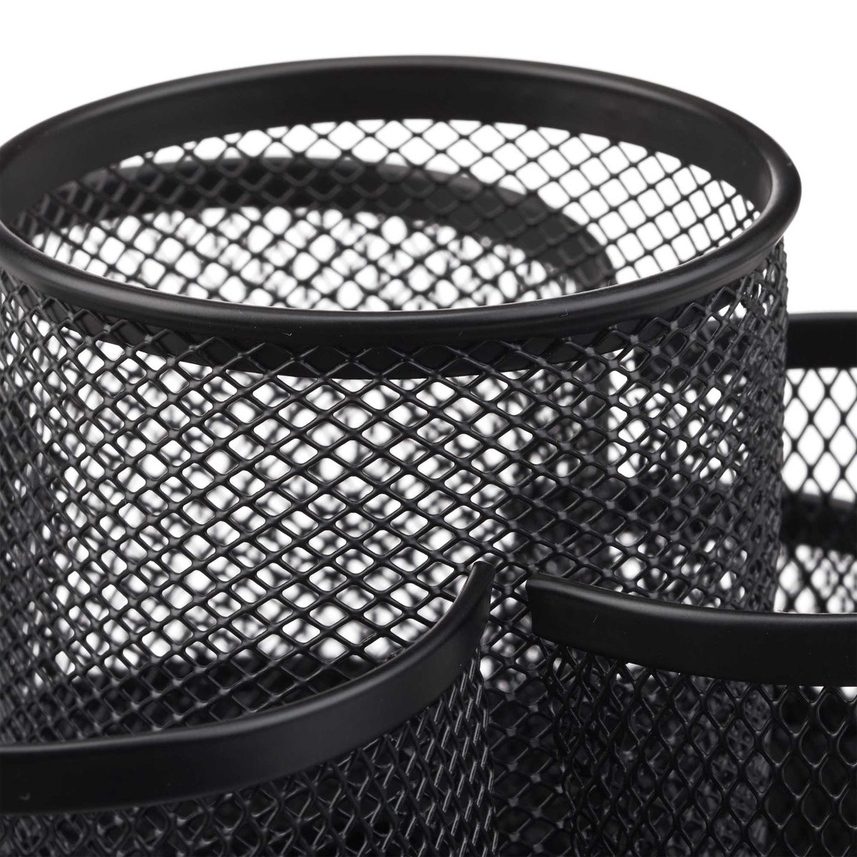 Pen holder 7 compartments metal