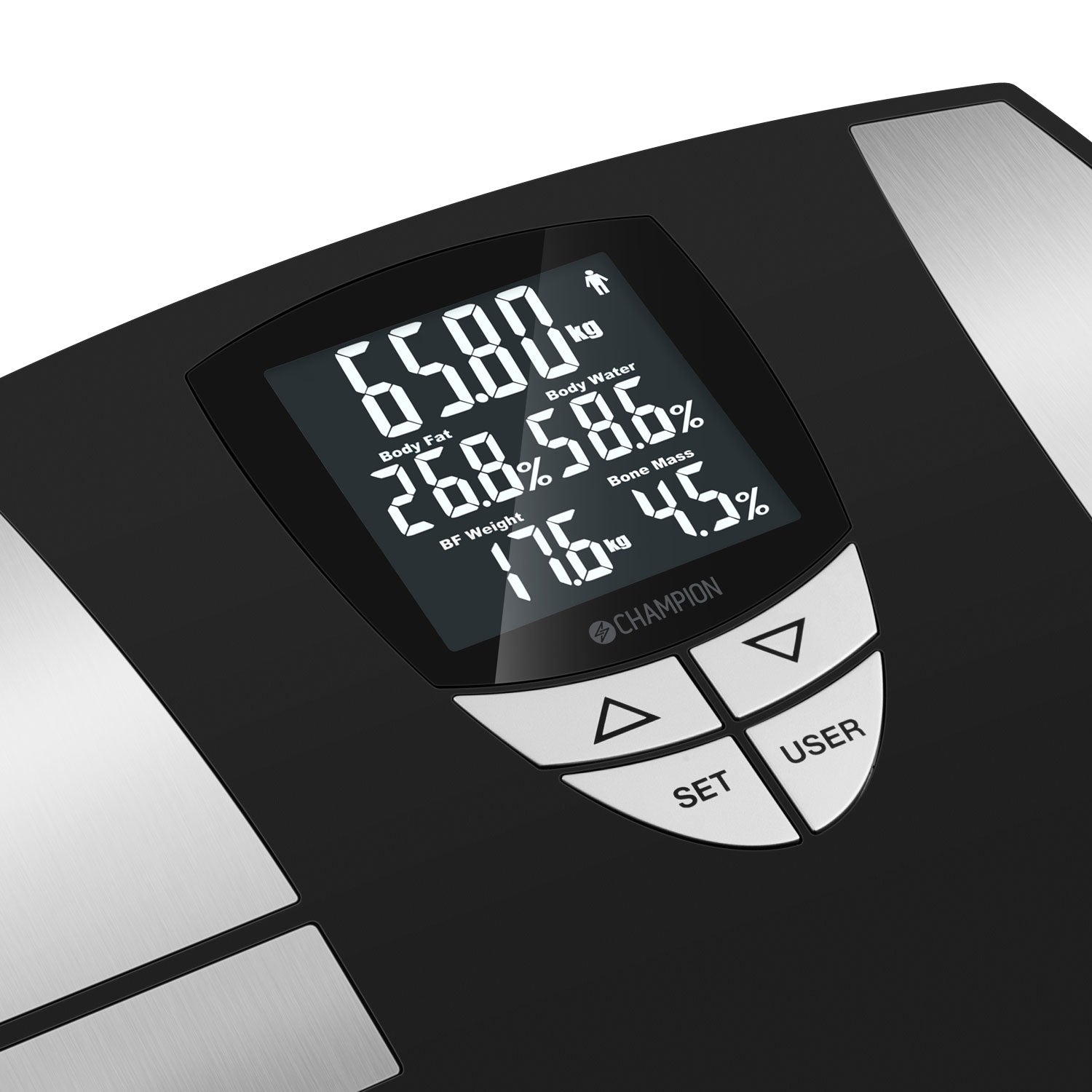 Personal scale Body Fat PV310 Black/Silver