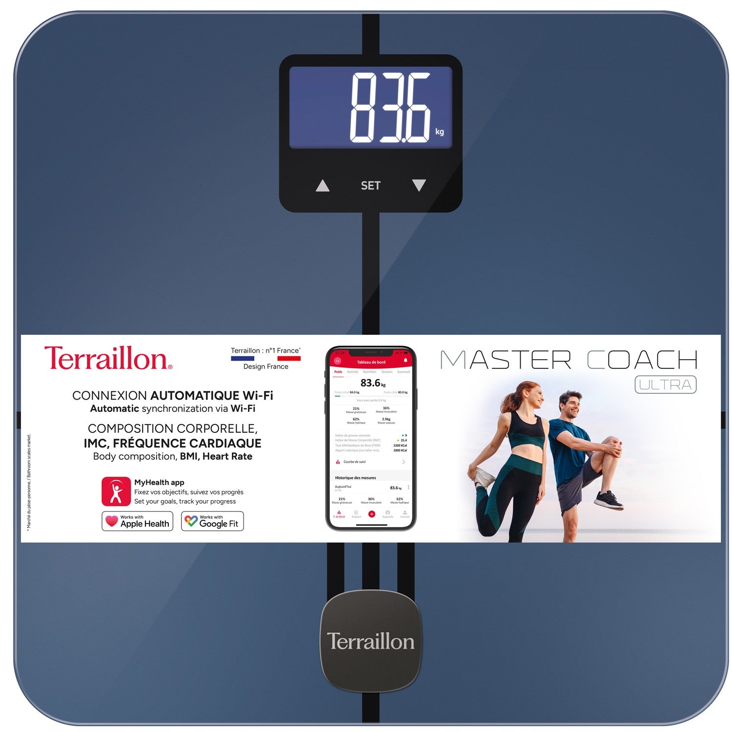 Personal scale Master Coach Ultra Wifi & BMI 180 kg
