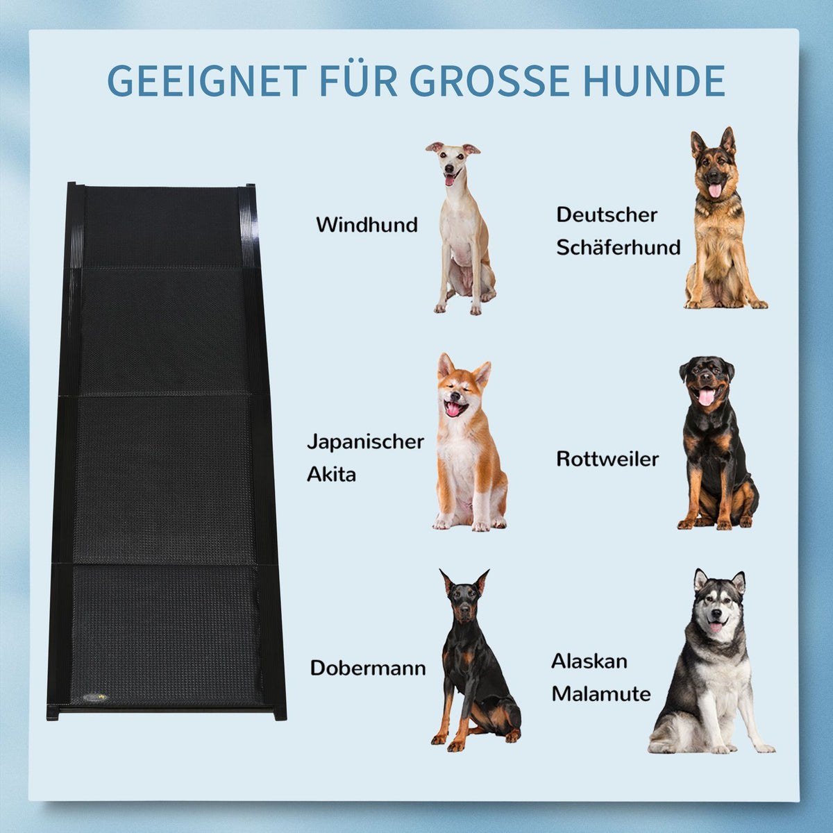 Pet Ramp, Folding Aluminum Dog Ramp, Non-Slip, For Cars, Trucks, Suvs, Up To 40Kg, Boot Ramp