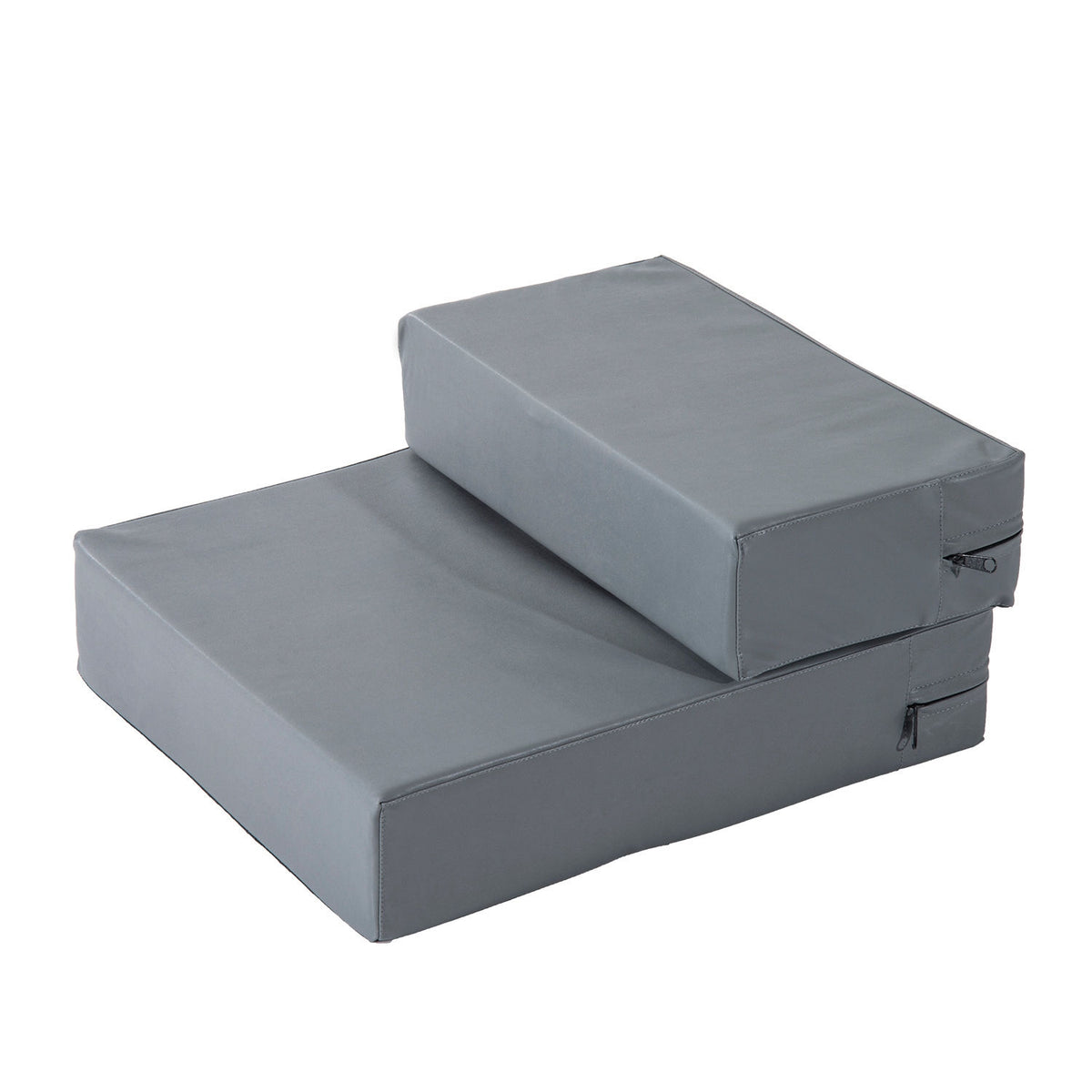 Pet Stairs Foldable 2-Step Pet Underlay For Cats & Dogs, Grey, L45Xw39Xh20 Cm