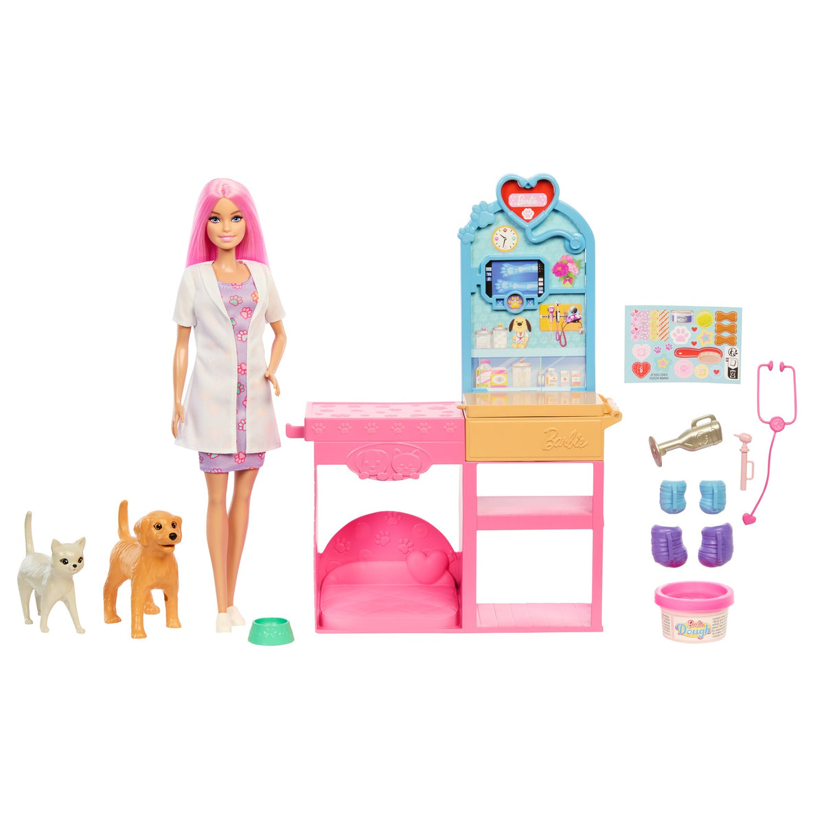Pet Vet Playset with Vet Doll, Animals & Accessories