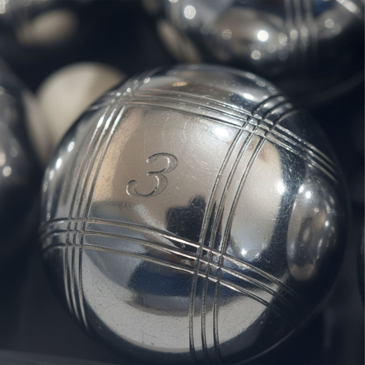 Petanque Boules Set, 6 Balls with Case & Accessories