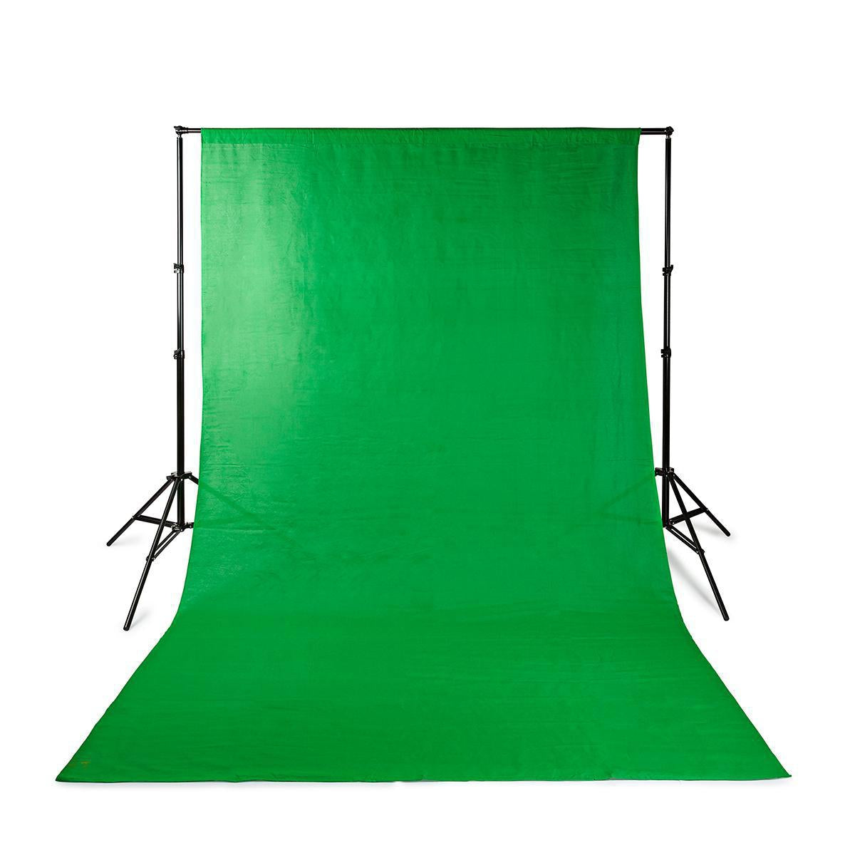 Photo Studio Background Set | 1.90 x 2.95 m | Suitcase included | Tripod included | Black | 1 pc.