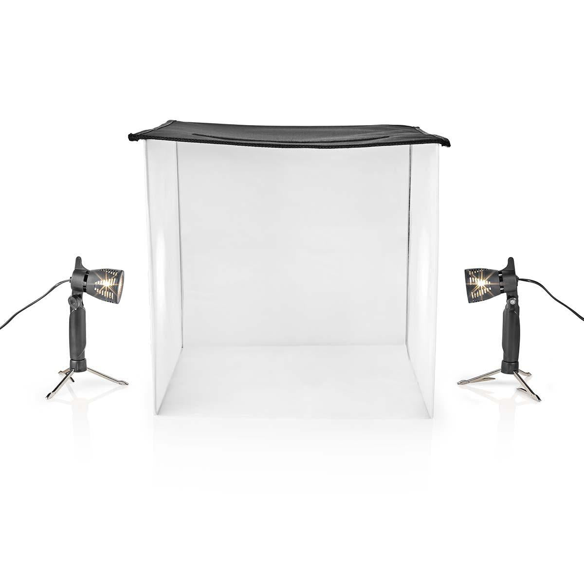 Photo Studio Kit | 400 lm | Foldable | Backgrounds included | Suitcase included | Black
