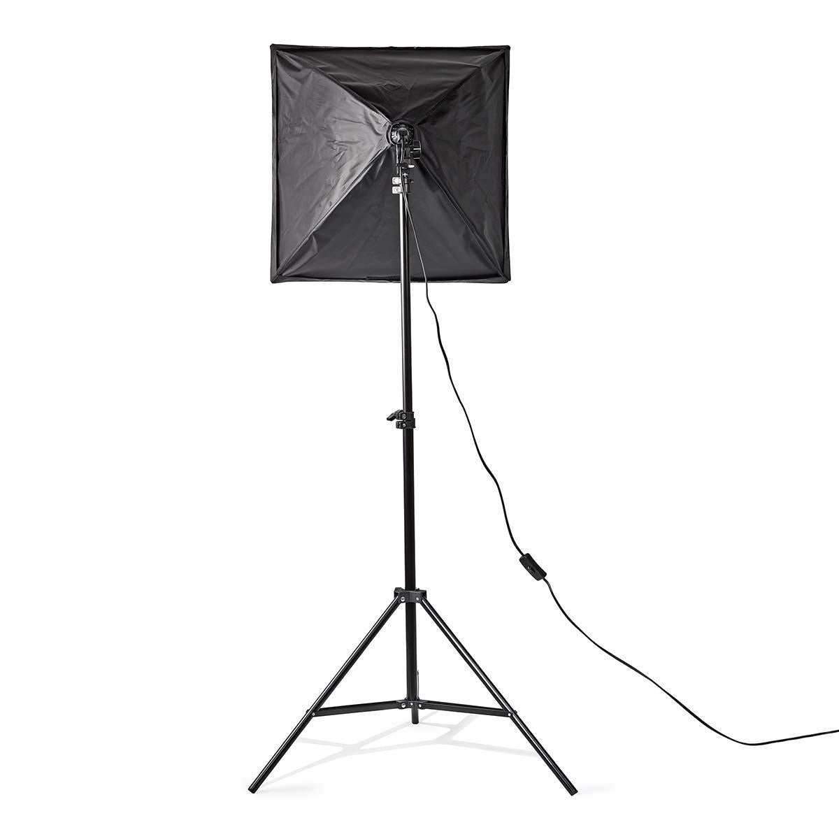 Photo Studio Light Kit | 70 W | 5500 K | 4000 lm | Working height: 60-180 cm | Included lamps: 2 | Travel bag included | Black