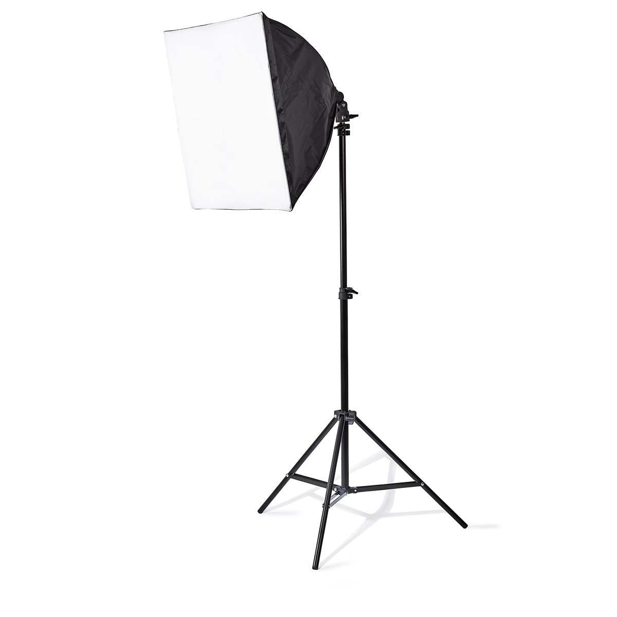 Photo Studio Light Kit | 70 W | 5500 K | 4000 lm | Working height: 60-180 cm | Included lamps: 2 | Travel bag included | Black