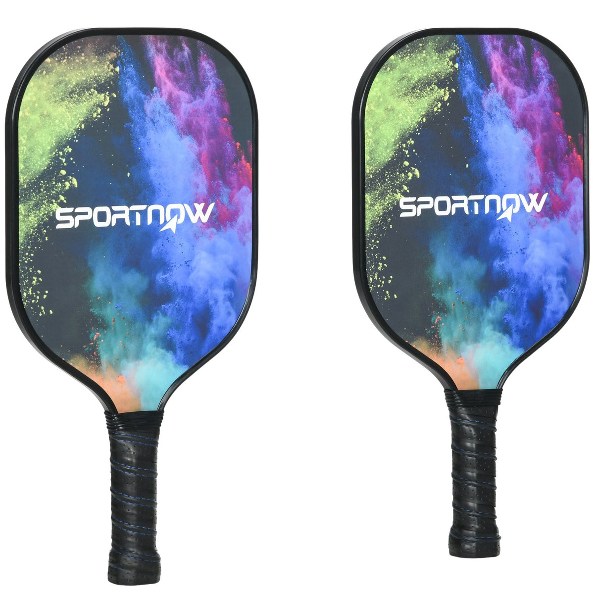 Pickleball Racket Set Fiberglass Paddle Set With 2 Rackets, 4 Balls, Carry Bag, For Adults