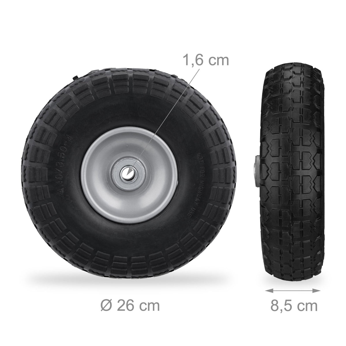 Pick-up wheel PU in set of 4