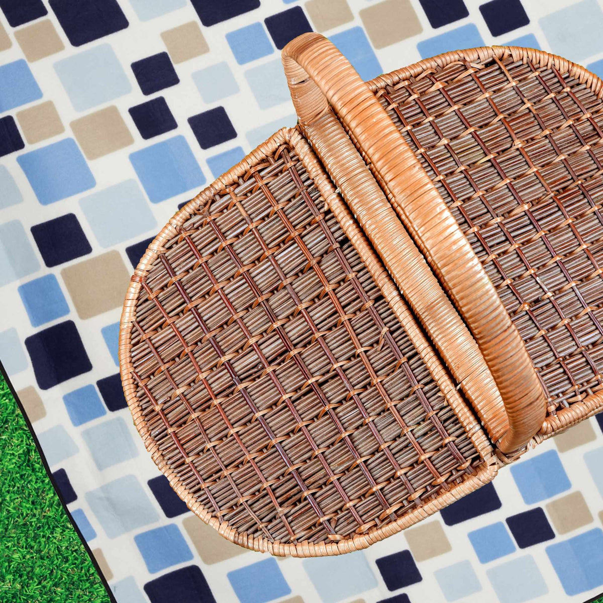 Picnic blanket 200 x 200 cm squares
