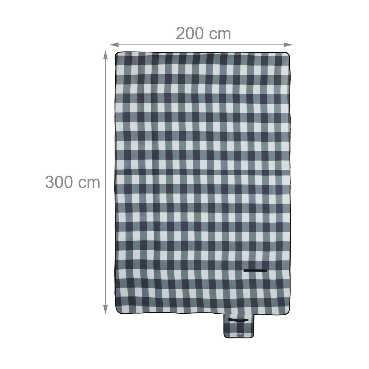 Picnic blanket 300 x 200 cm checkered