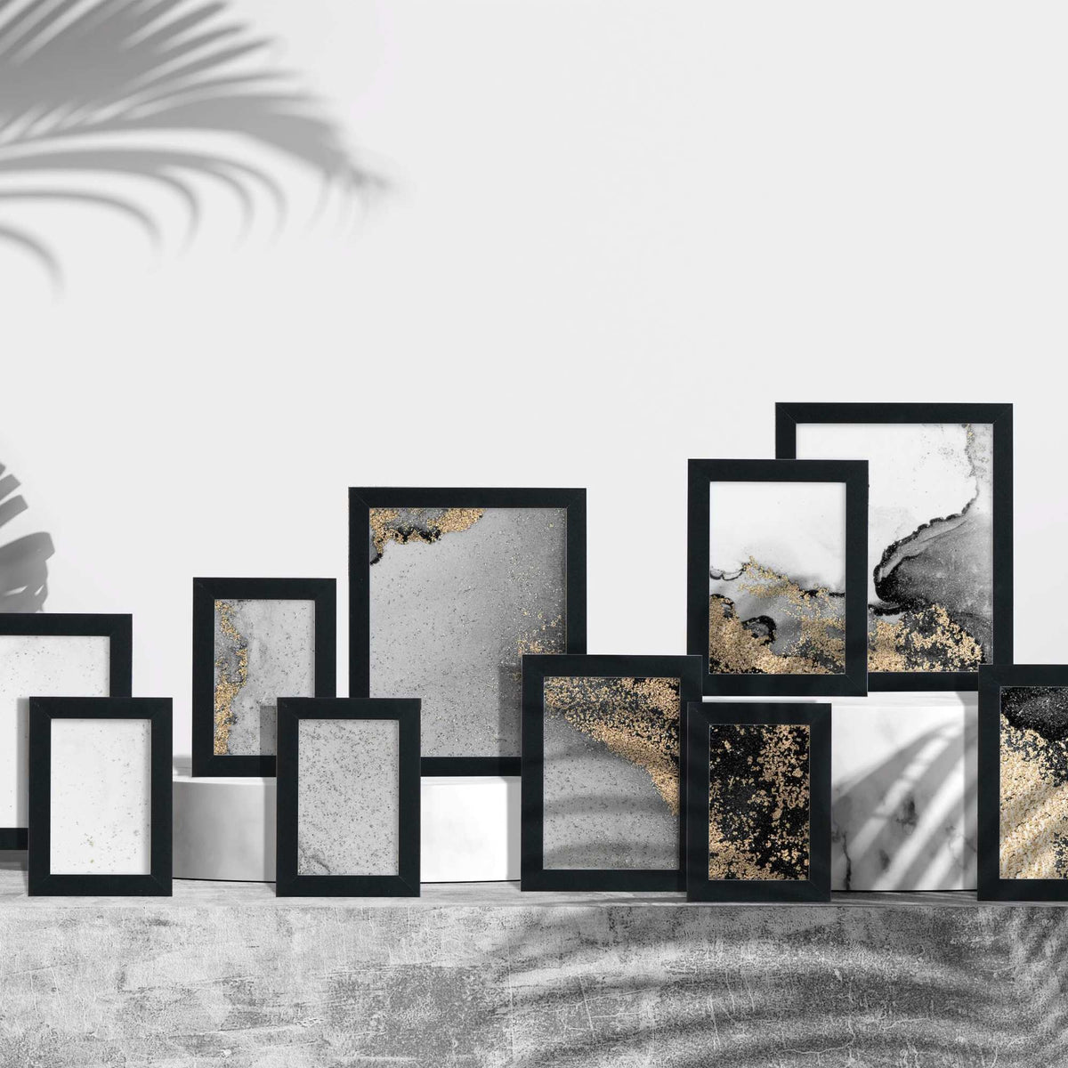 Picture frame set of 10