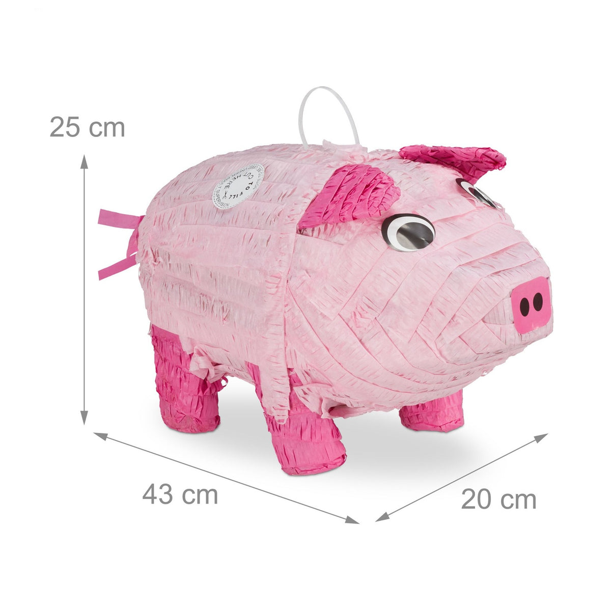 Pig Piñata Set with Bat and Mask – Party Fun