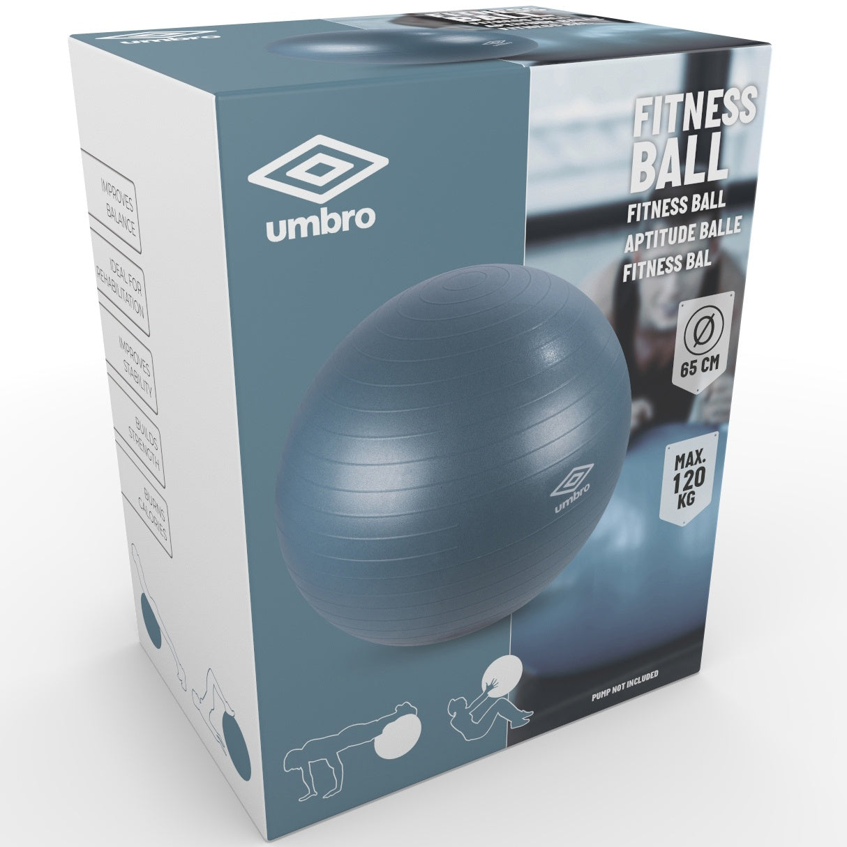 Pilates ball Blue 65cm