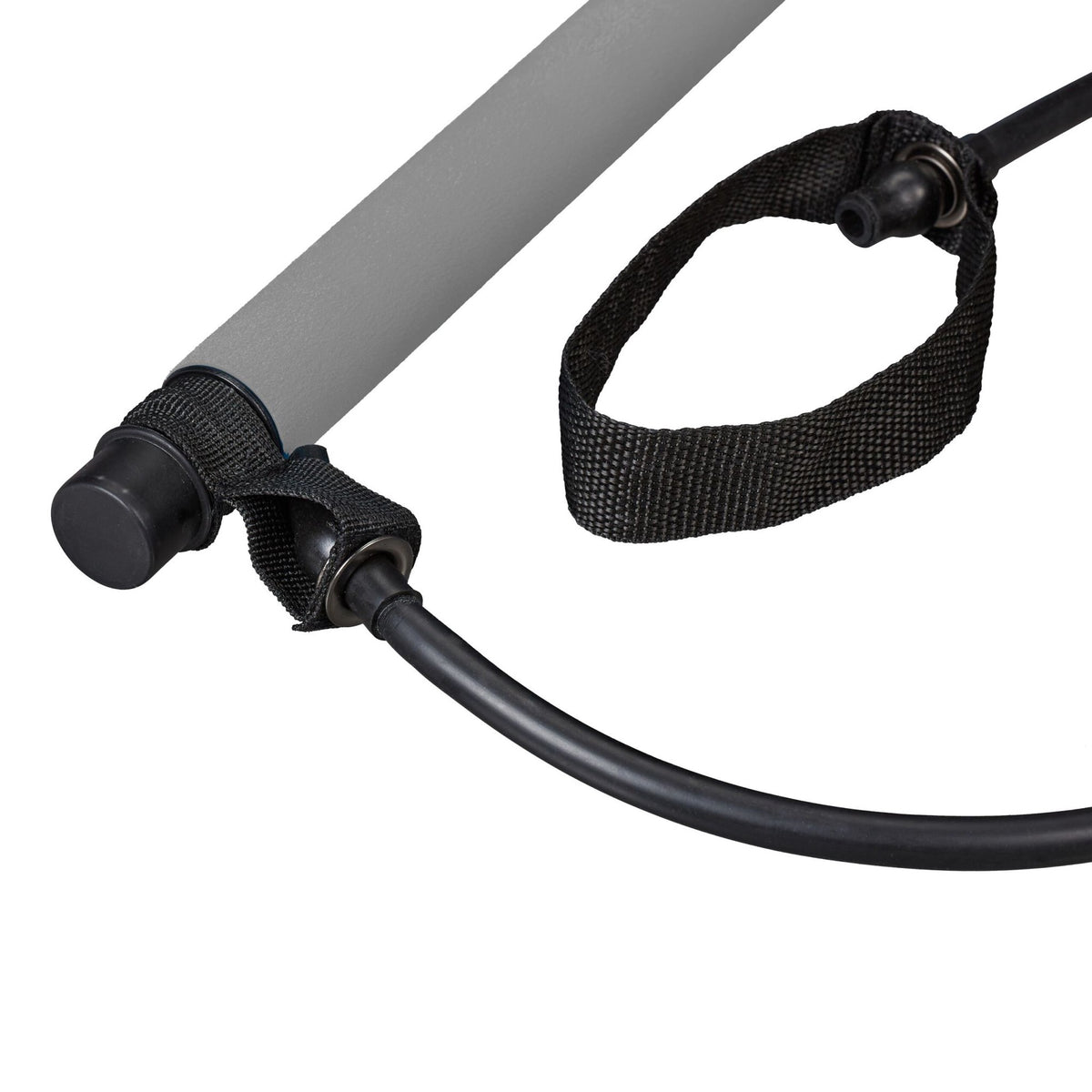 Pilates bar with resistance bands