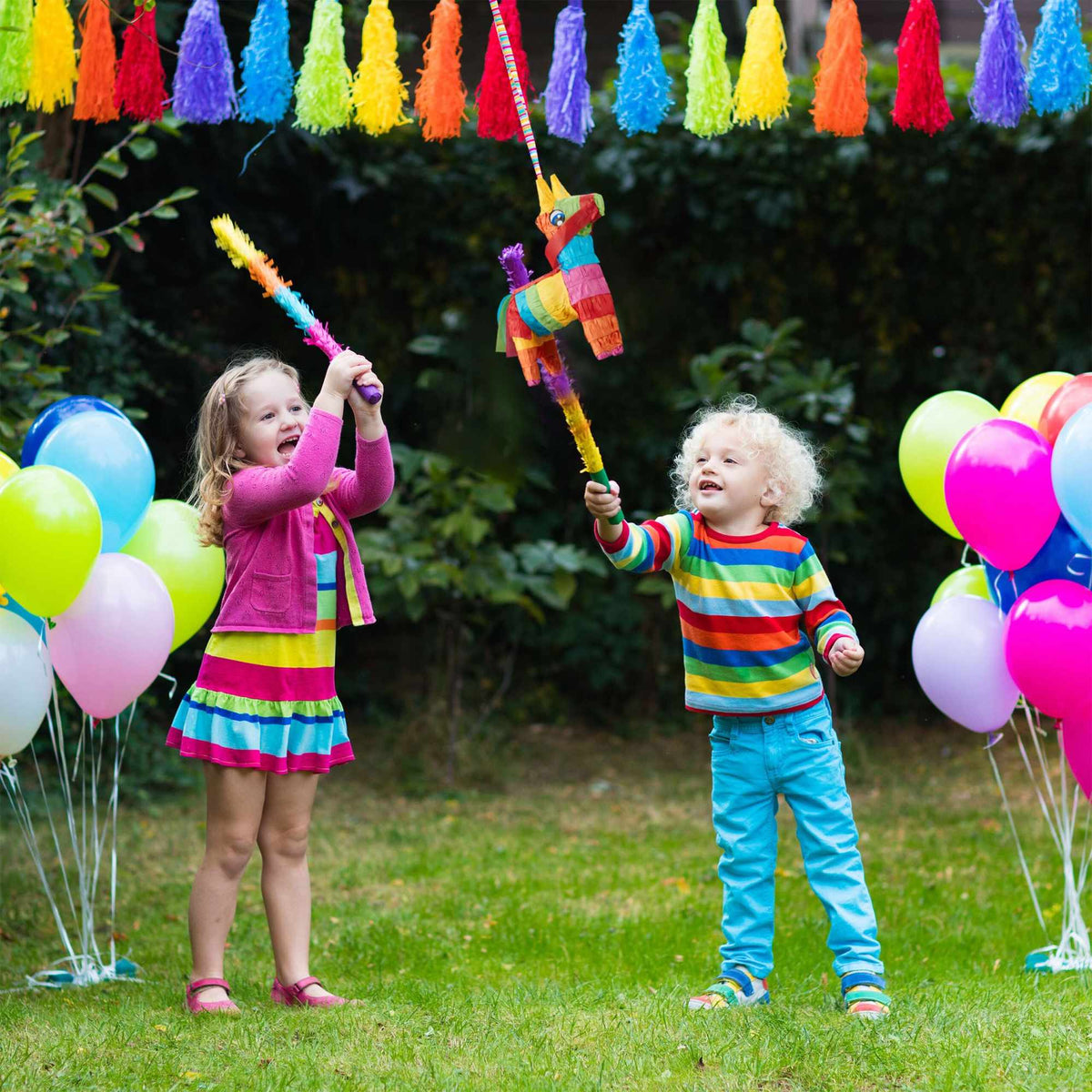 Pinata donkey colorful