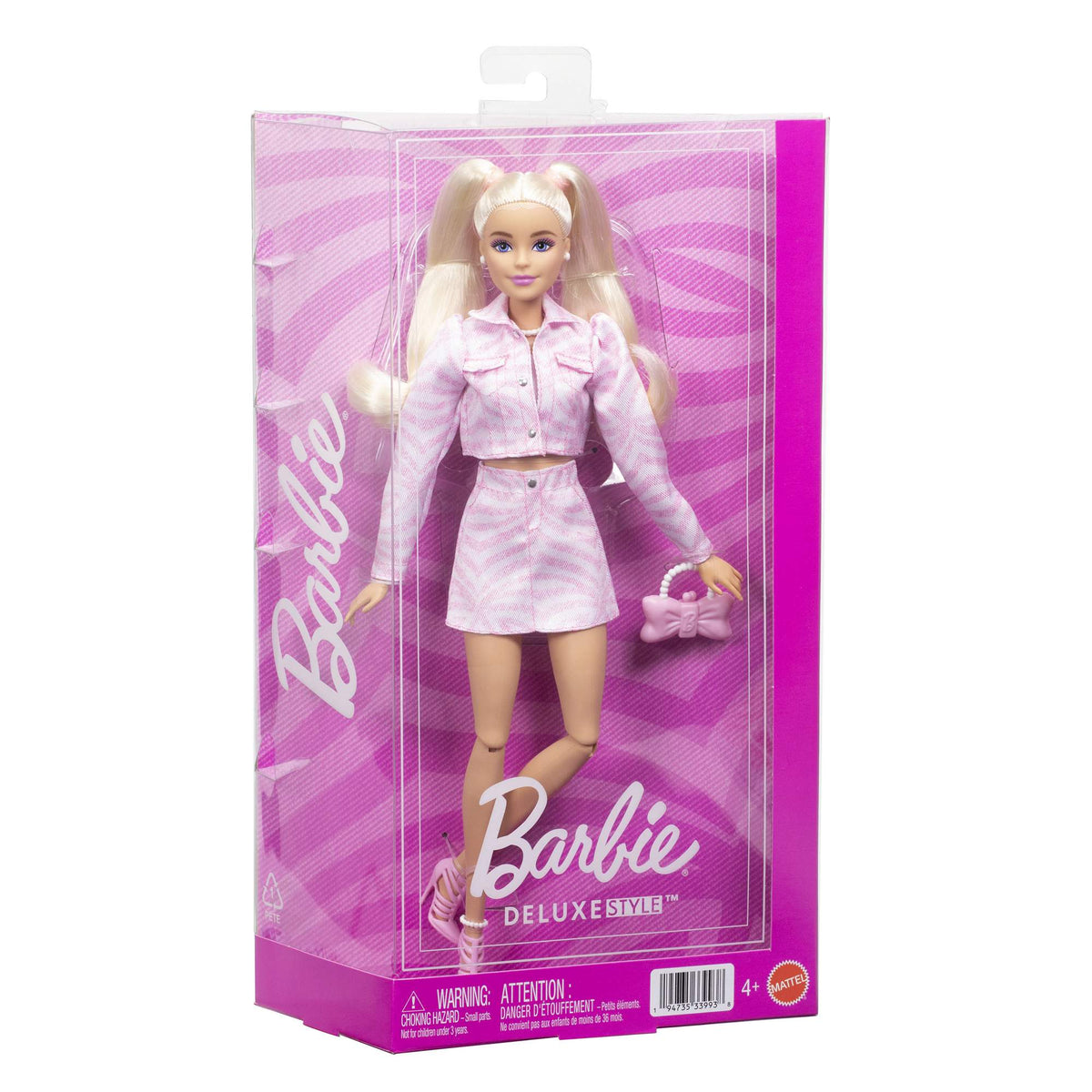 Pink Denim Jacket for Dolls, Deluxe Style