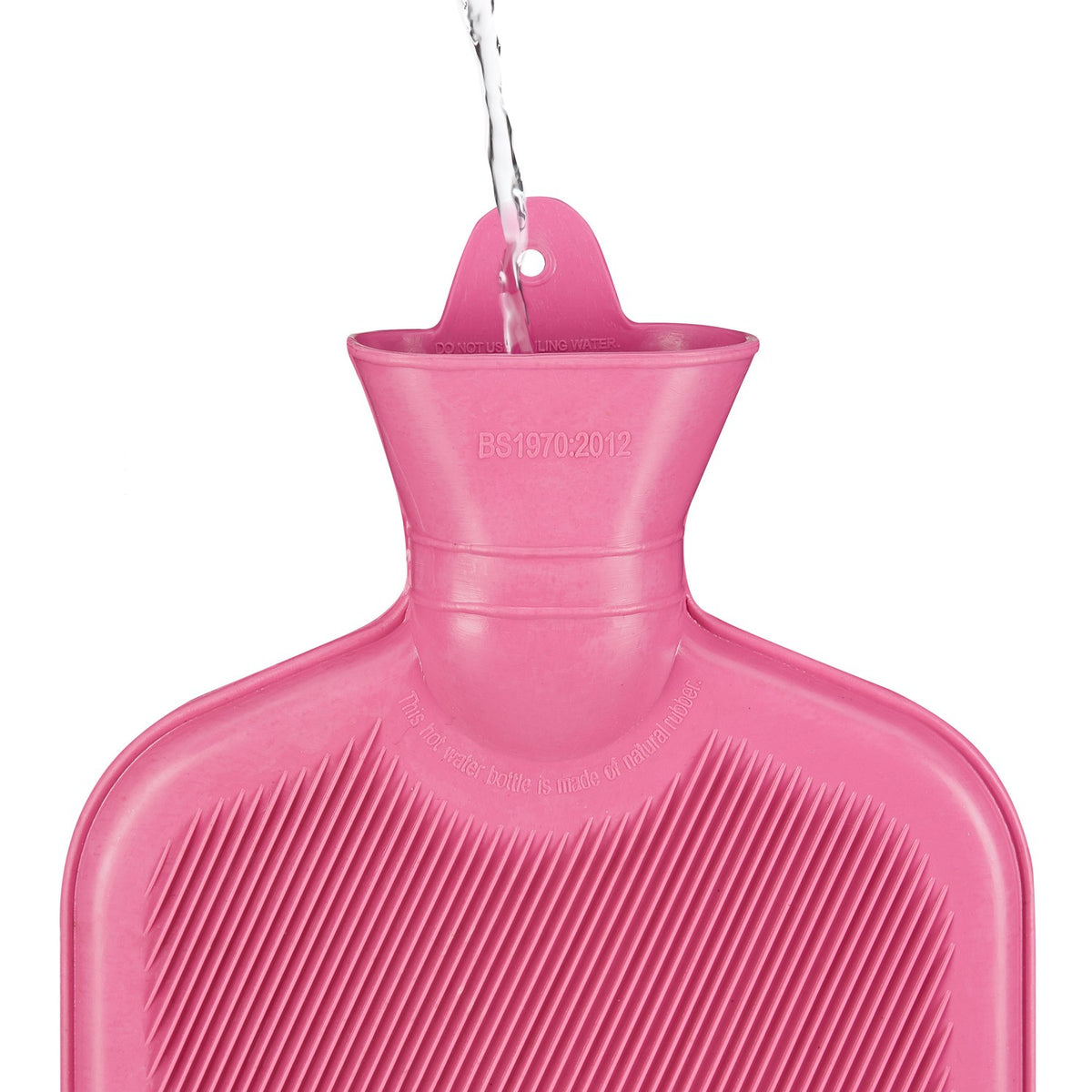 Pink Hot Water Bottle 2L