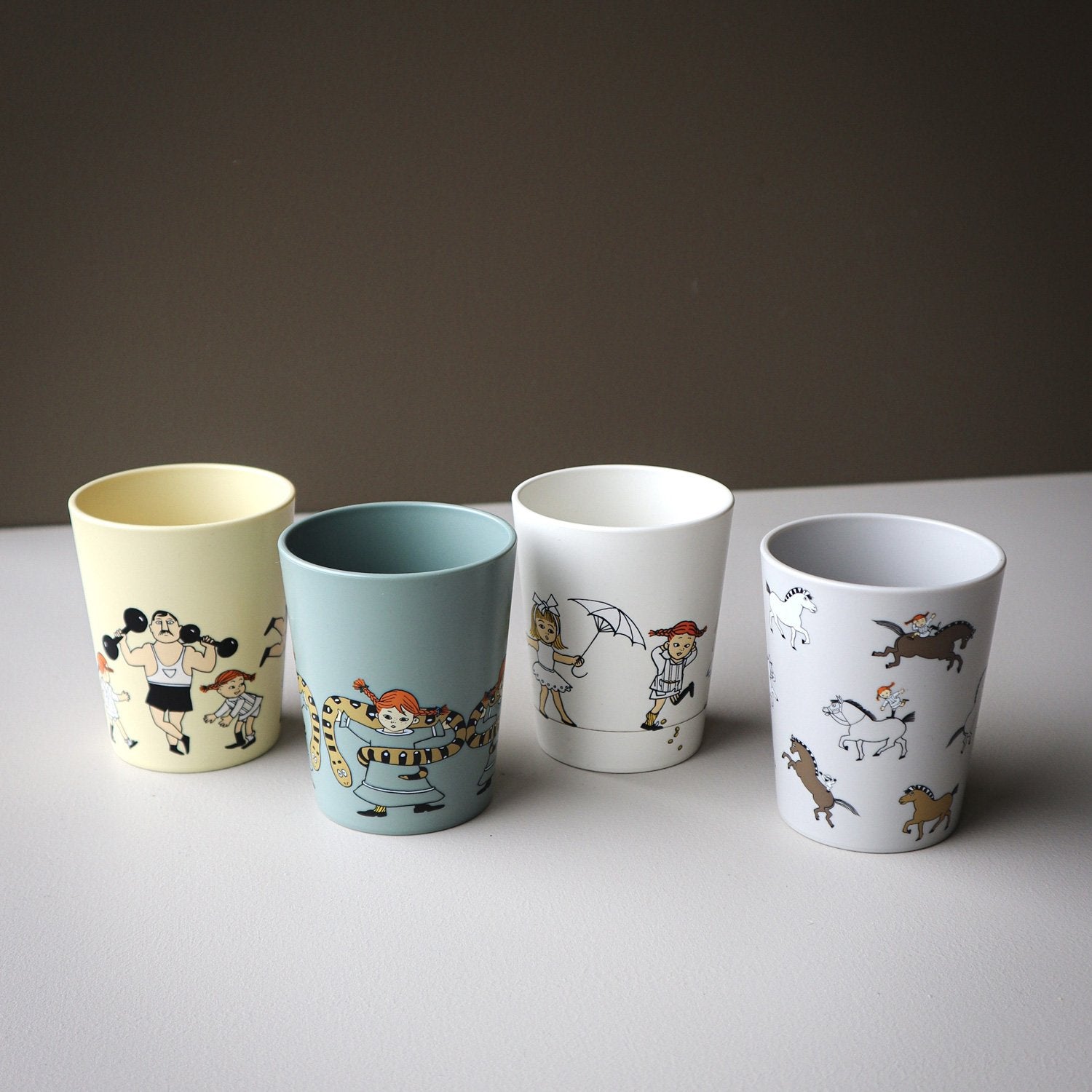 Pippi Circus, Collector cups, 4-pack