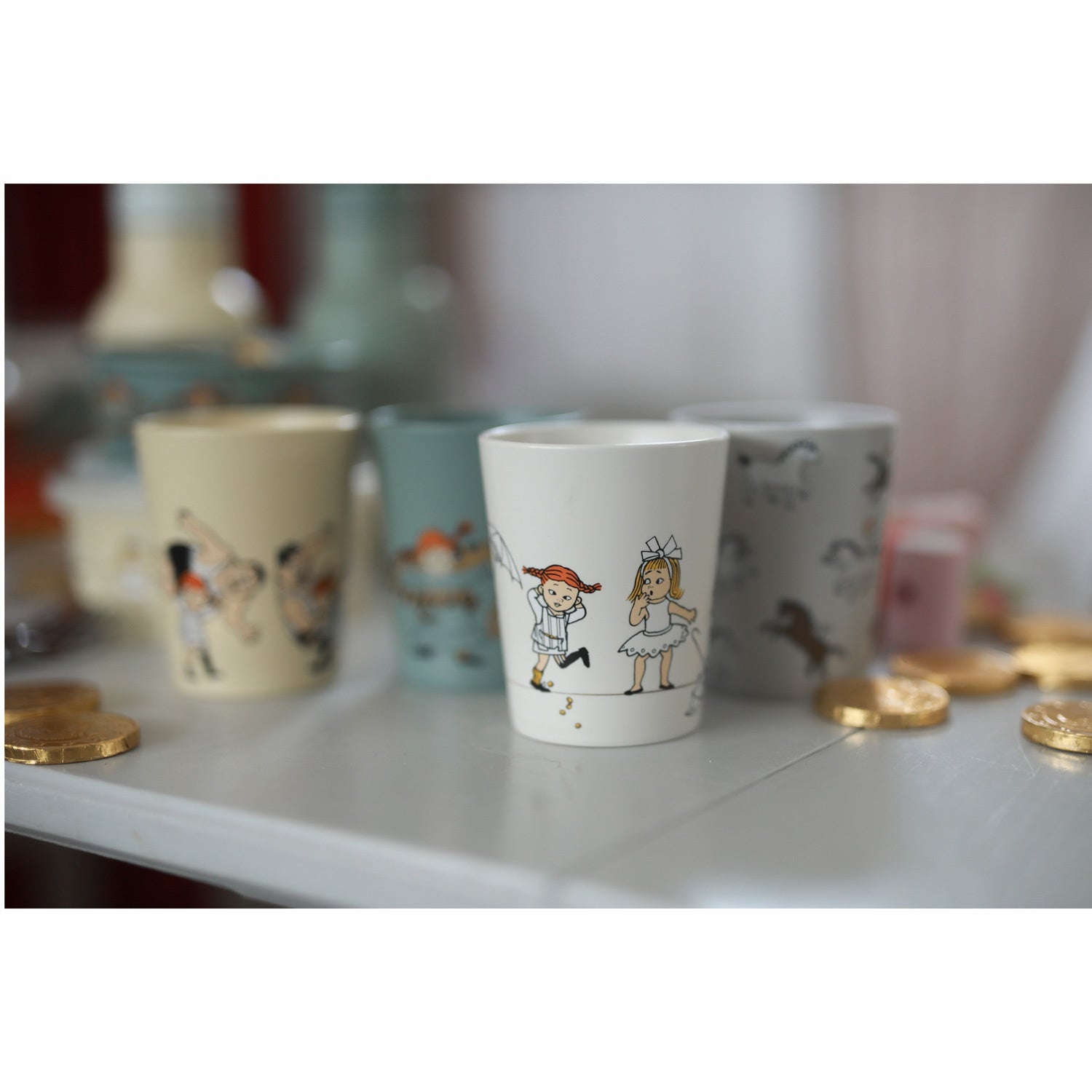 Pippi Circus, Collector cups, 4-pack