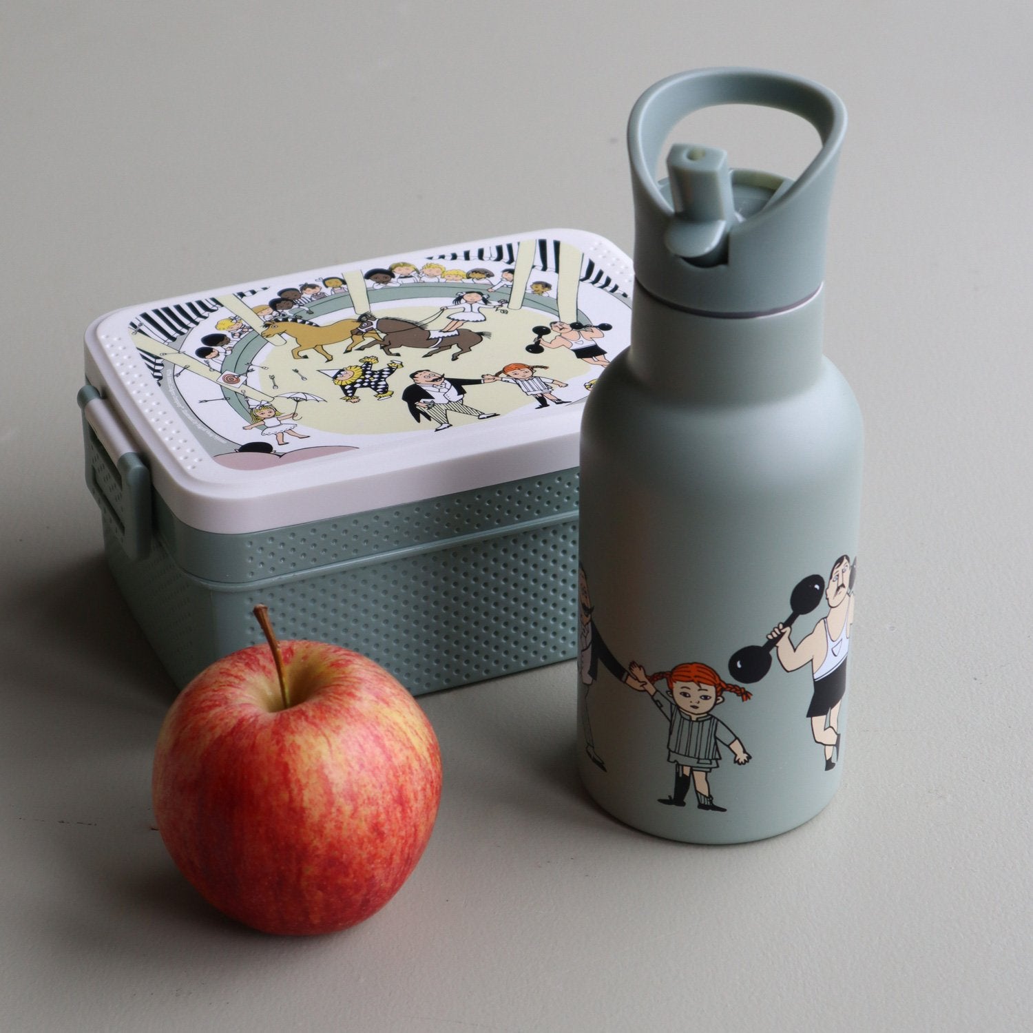Pippi Circus, Water bottle, green