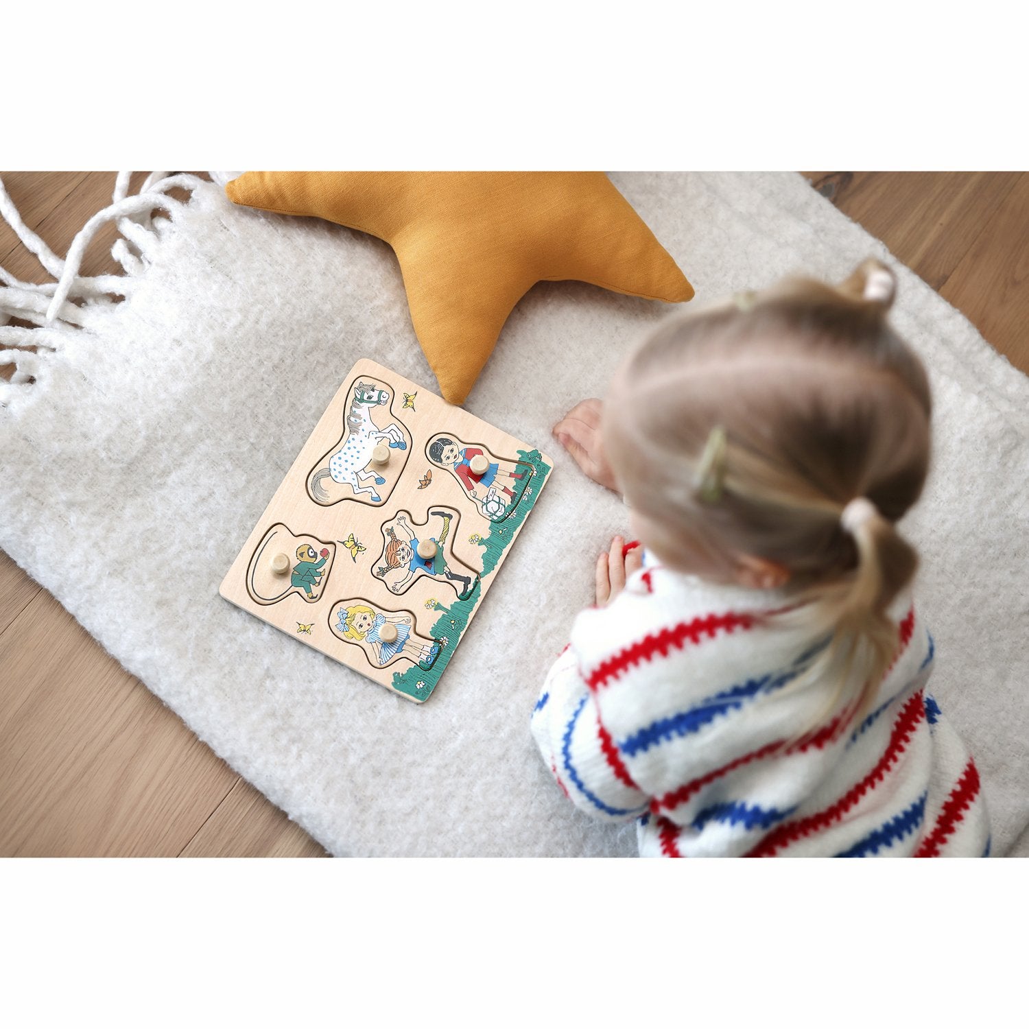 Pippi Puzzle with buds 5 pieces