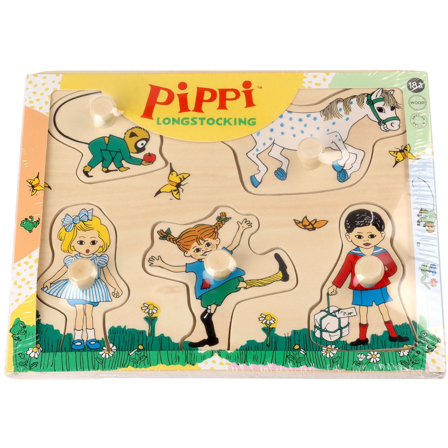 Pippi Puzzle with buds 5 pieces