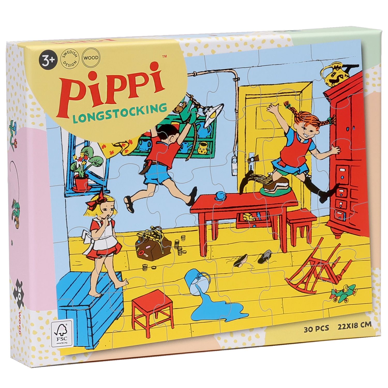 Pippi Wooden puzzle 30 pieces
